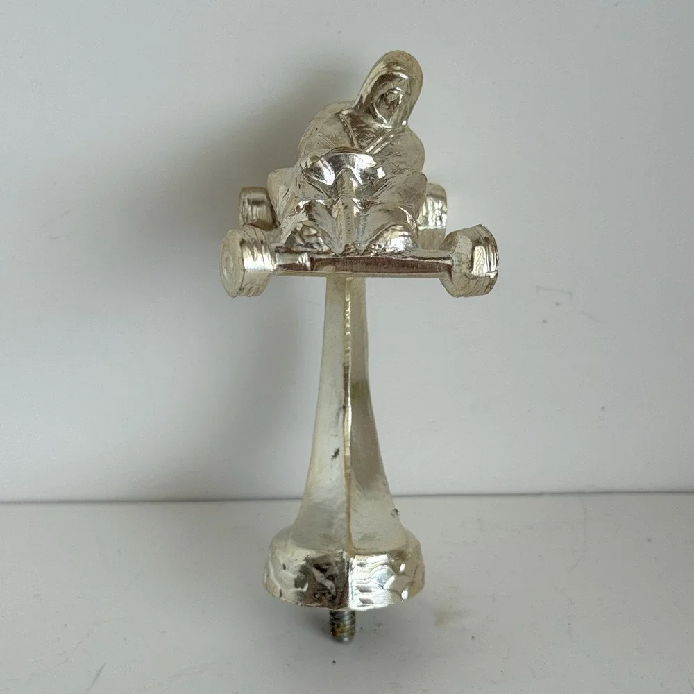 Vintage Go Cart Trophy Topper Silver Tone Metal‎ 4.75